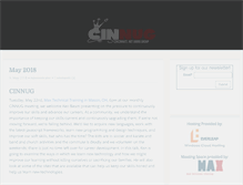 Tablet Screenshot of cinnug.org